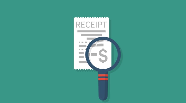 Tracking expenses and saving receipts