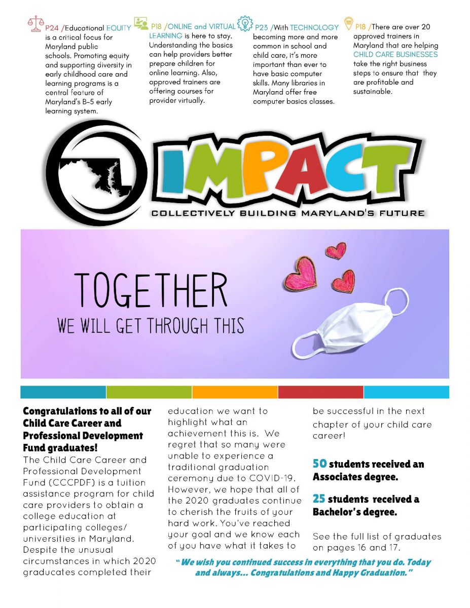 IMPACT Newsletter Fall 2020 Cover