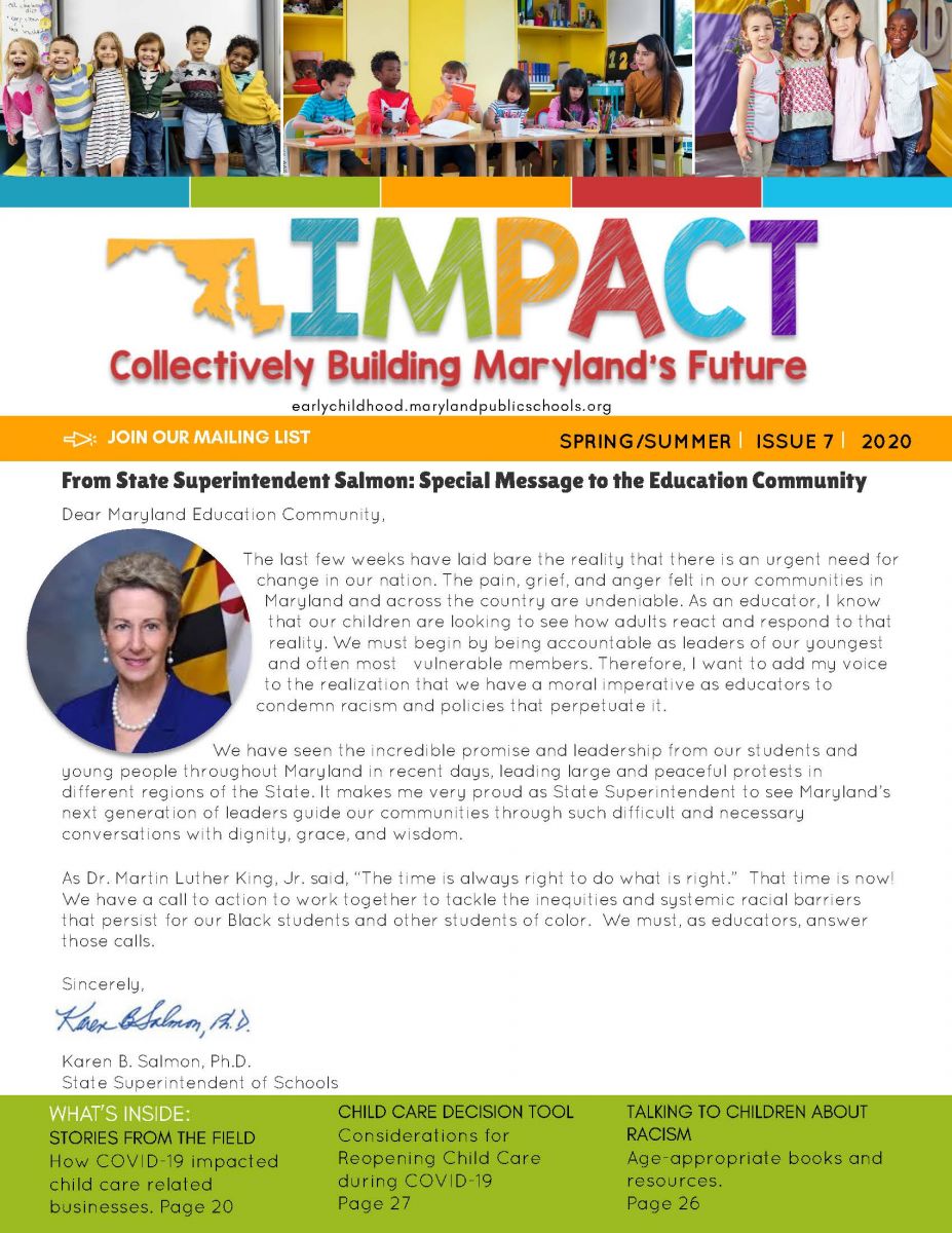 ECECD Early Childhood Community Newsletter: September 19, 2022