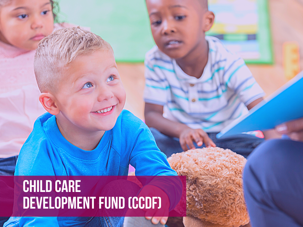 diverse children with Child Care Development Fund 