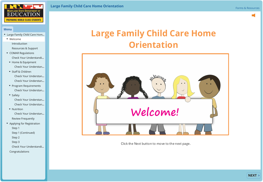 family child care home licensing orientation california