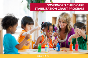 Governor's Child Care Stabilization Grant Program header